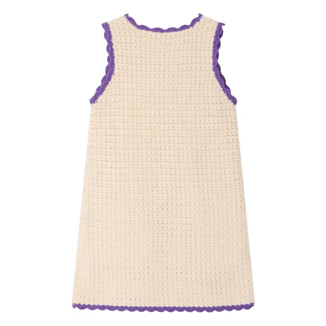 Robe Lali Maille | Ecru