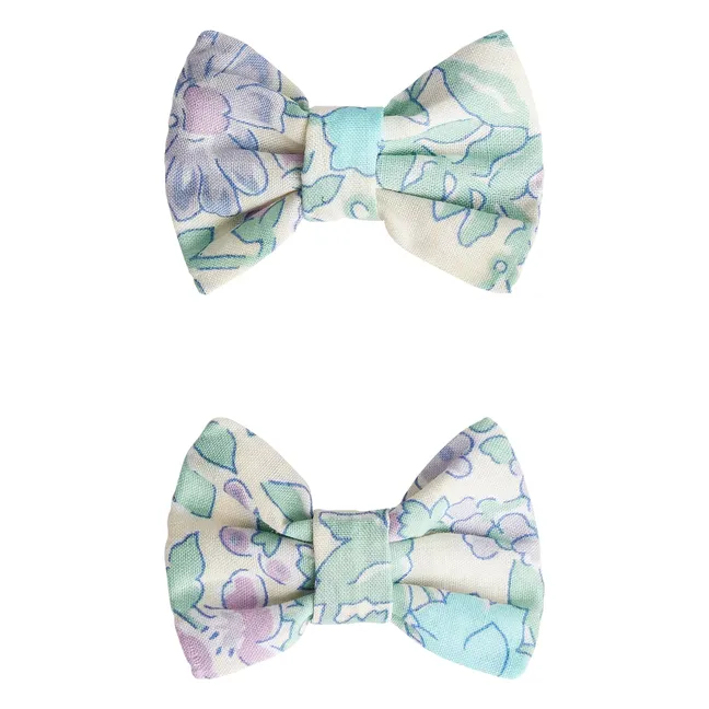 Lote de 2 clips Mini Clic | Verde agua