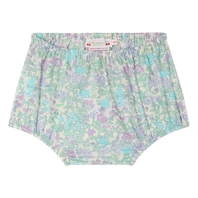 Bloomer de algodón orgánico Aki Liberty | Verde agua