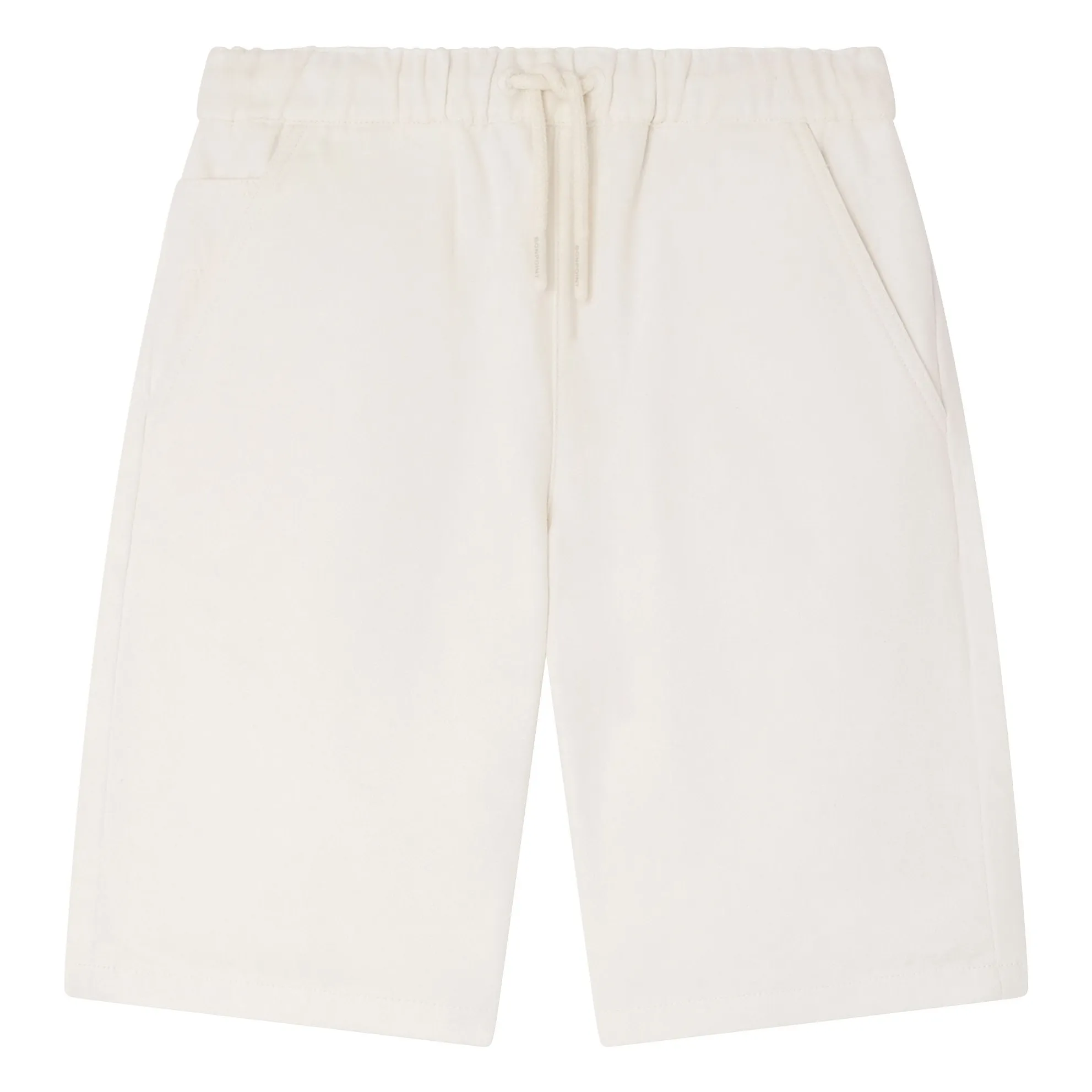 Bonpoint Boys Ecru Elgar Organic Cotton Shorts