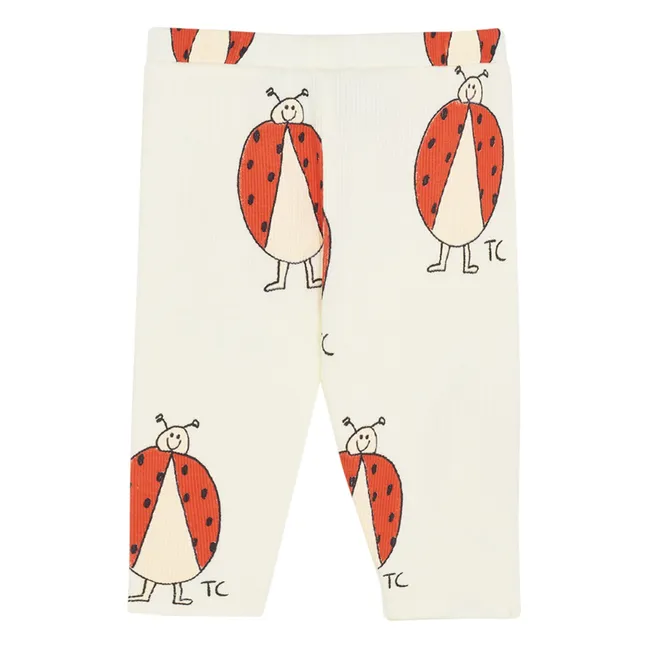 Legging Coccinelles | Ecru