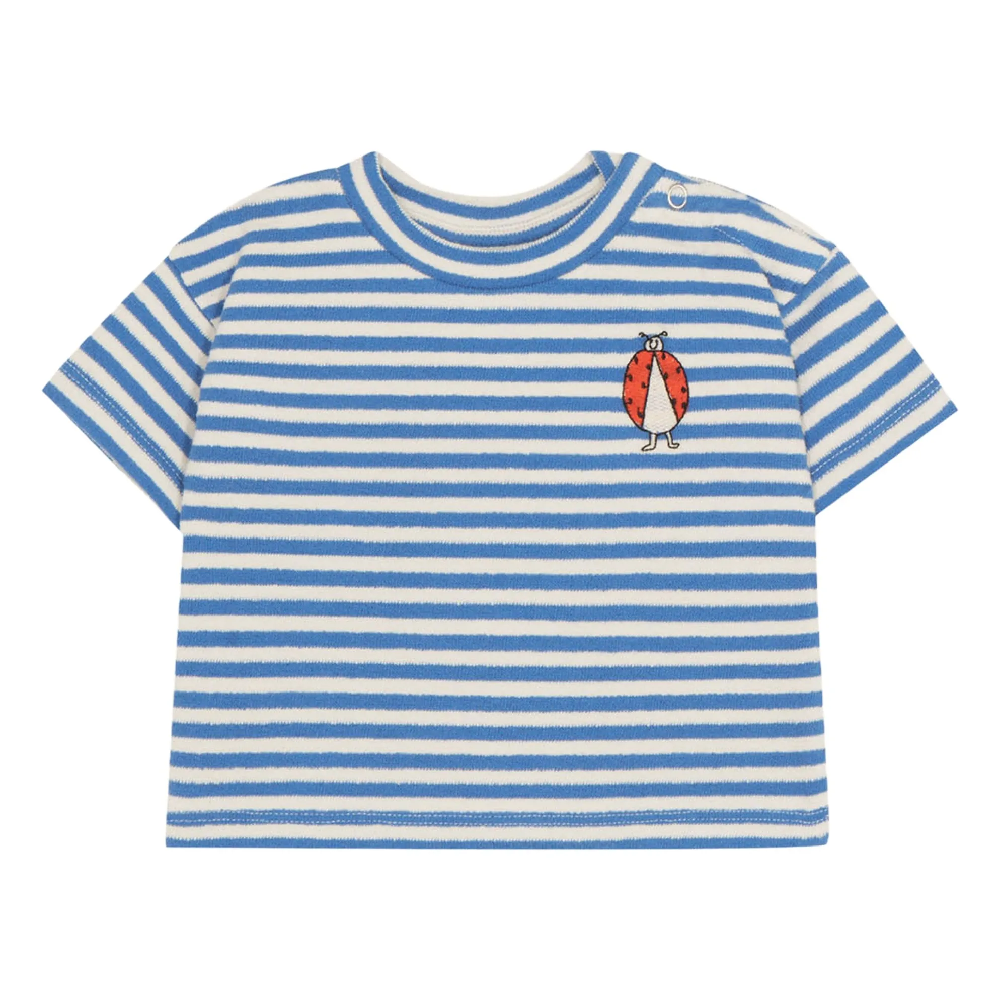 The Campamento Blue Oversize Striped Ladybird T-Shirt