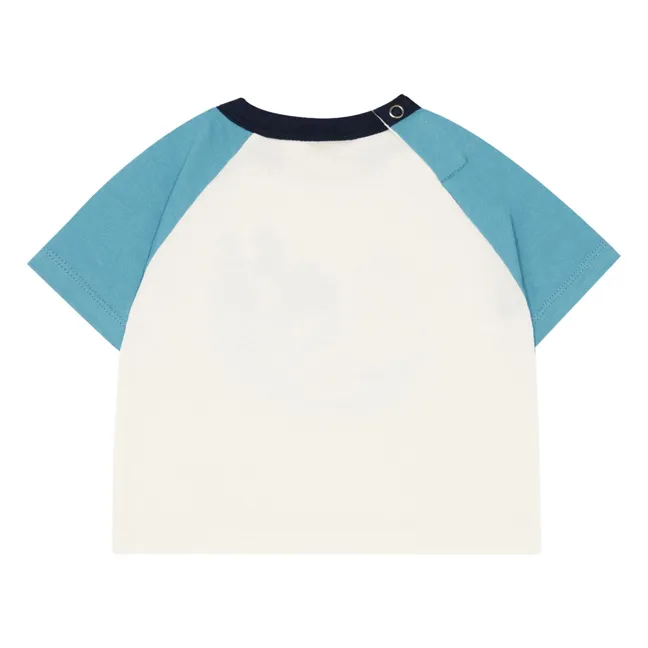 Camiseta para bebé de algodón ecológico Village | Crudo