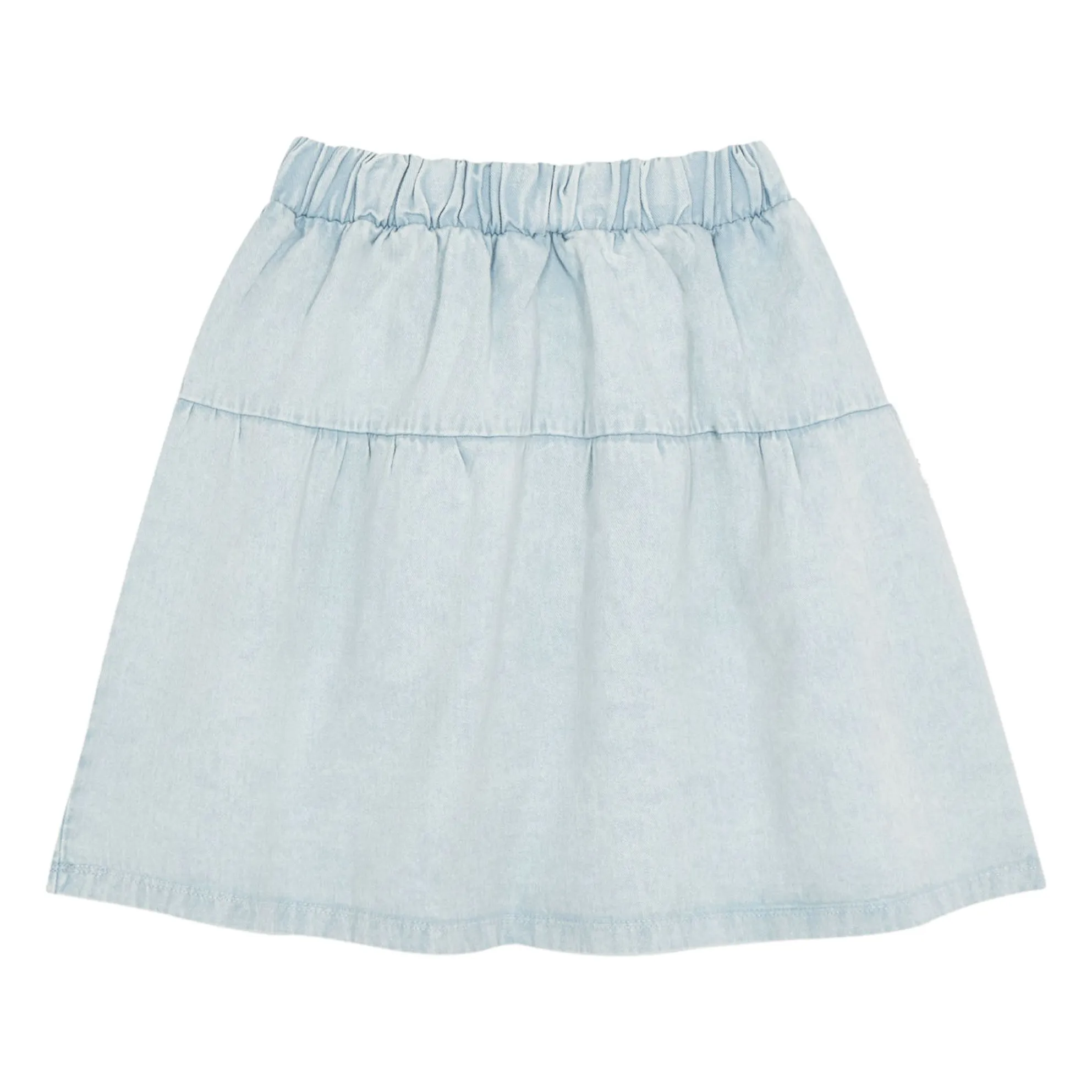 The Campamento Light Blue Denim Skirt
