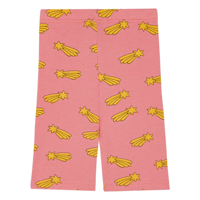 Cyclist Shooting Stars Organic Cotton | Candy pink
