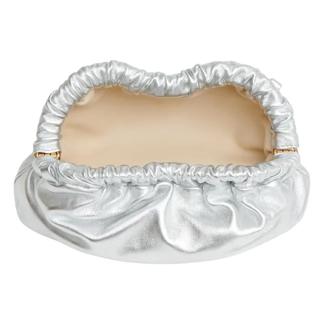Mini Sac Cloud Clutch | Argenté