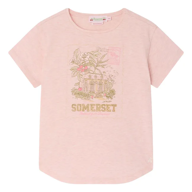 Aada organic cotton T-shirt | Pale Pink