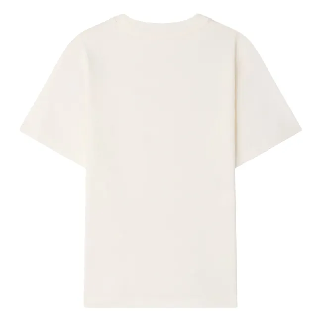 T-shirt Thida Cerises Coton Bio | Crème
