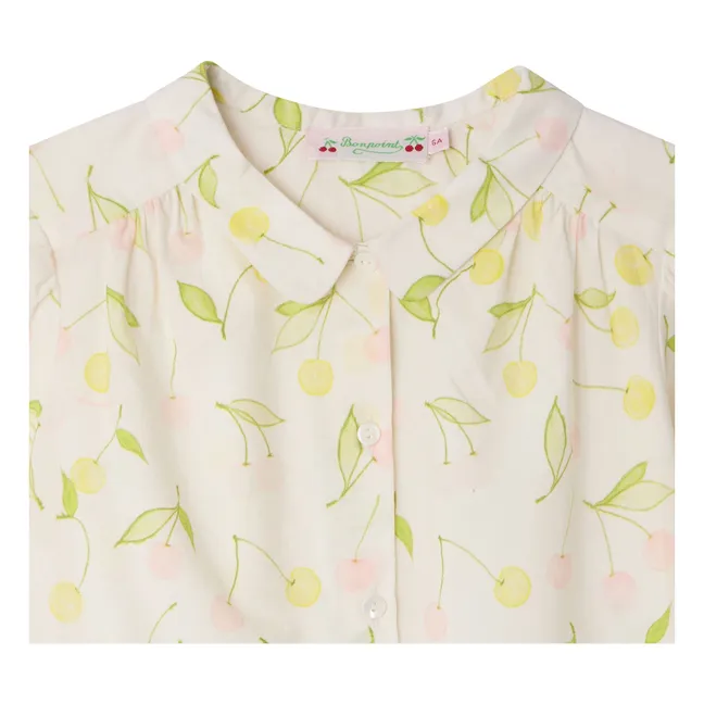 Chemise Adele Popeline Coton Bio | Ecru