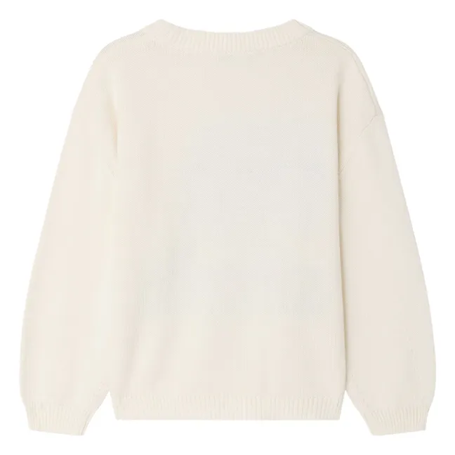 Anumati Organic Cotton Sweater | Cream