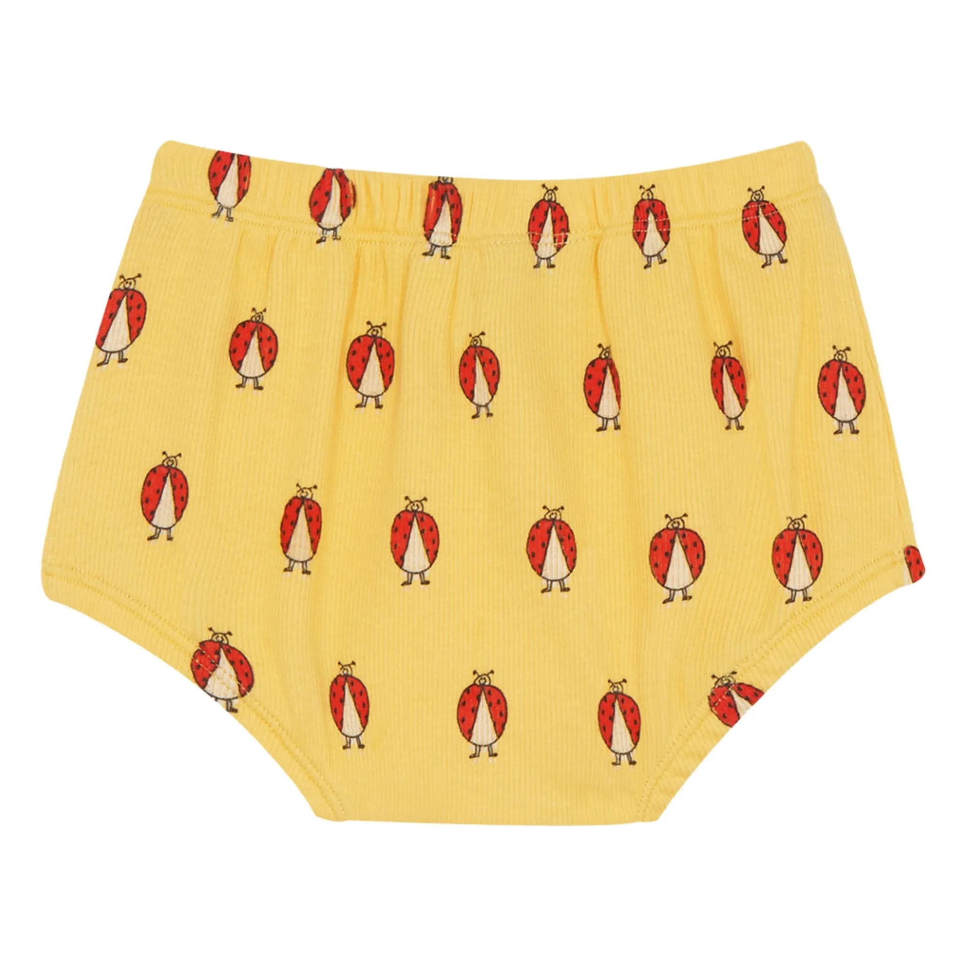 The Campamento Yellow Organic Cotton Ladybird Bloomer