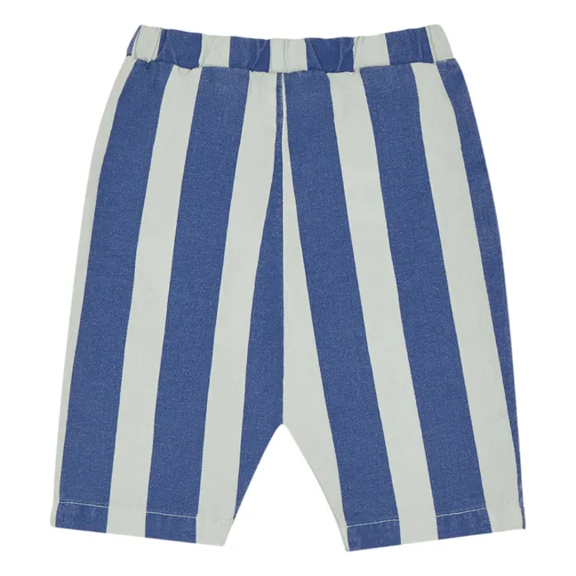 Pantalon Rayé Bébé | Bleu