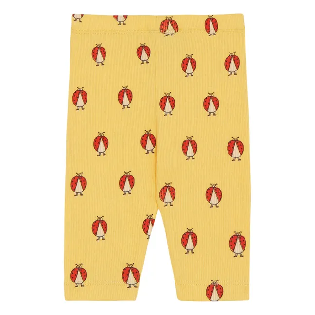 Legging Marienkäfer Bio-Baumwolle | Gelb