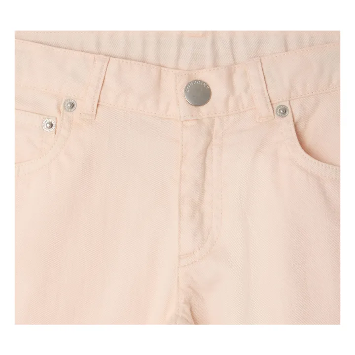 Pantalon Lewey Coton Bio | Saumon- Image produit n°1