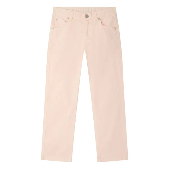 Jeans in cotone biologico Lewey | Rosa corallo