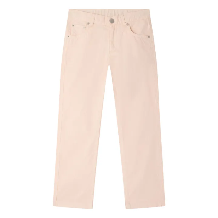 Pantalon Lewey Coton Bio | Saumon- Image produit n°0