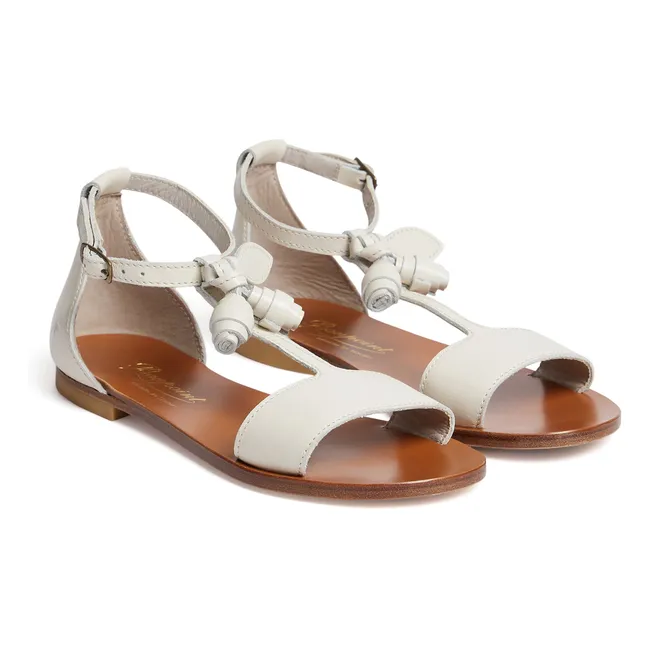 Elmas Cerise sandals | Cream