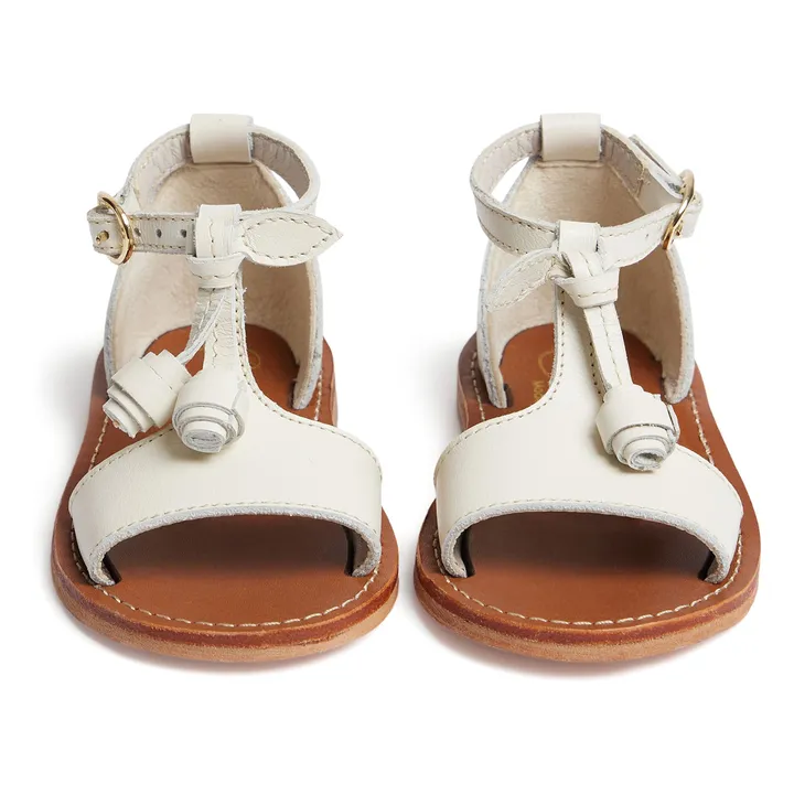 Sandales Elmas Cerise | Crème- Image produit n°3