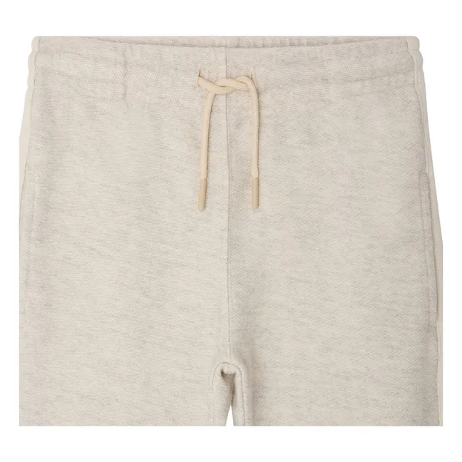Lidji Organic Cotton Jogger | Heather beige