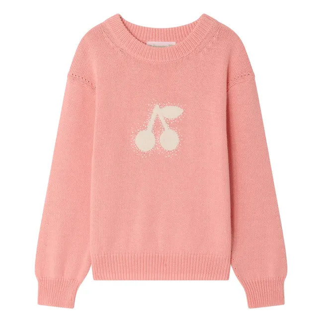 Liesel Cherry sweater | Coral