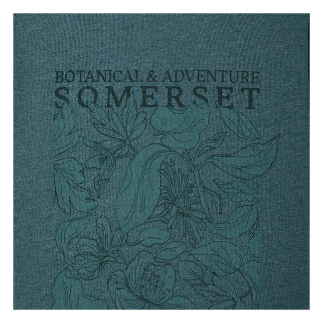 T-shirt Thibald Coton Bio | Bleu canard