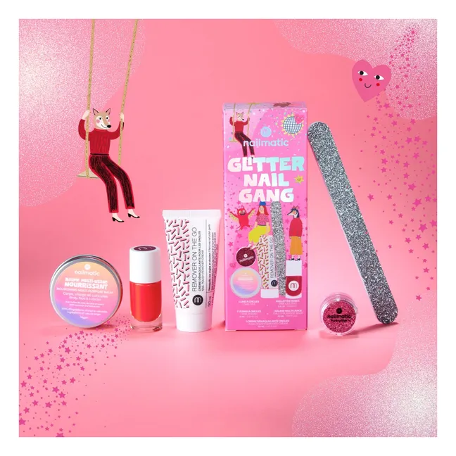 Juego de uñas Glitter Nail Gang 