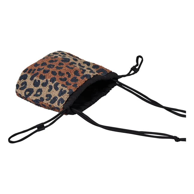Giana Leopard Bag | Brown