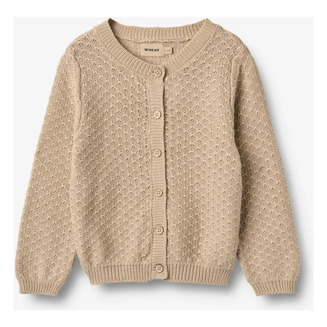 Cardigan Magnella Coton Bio | Ecru