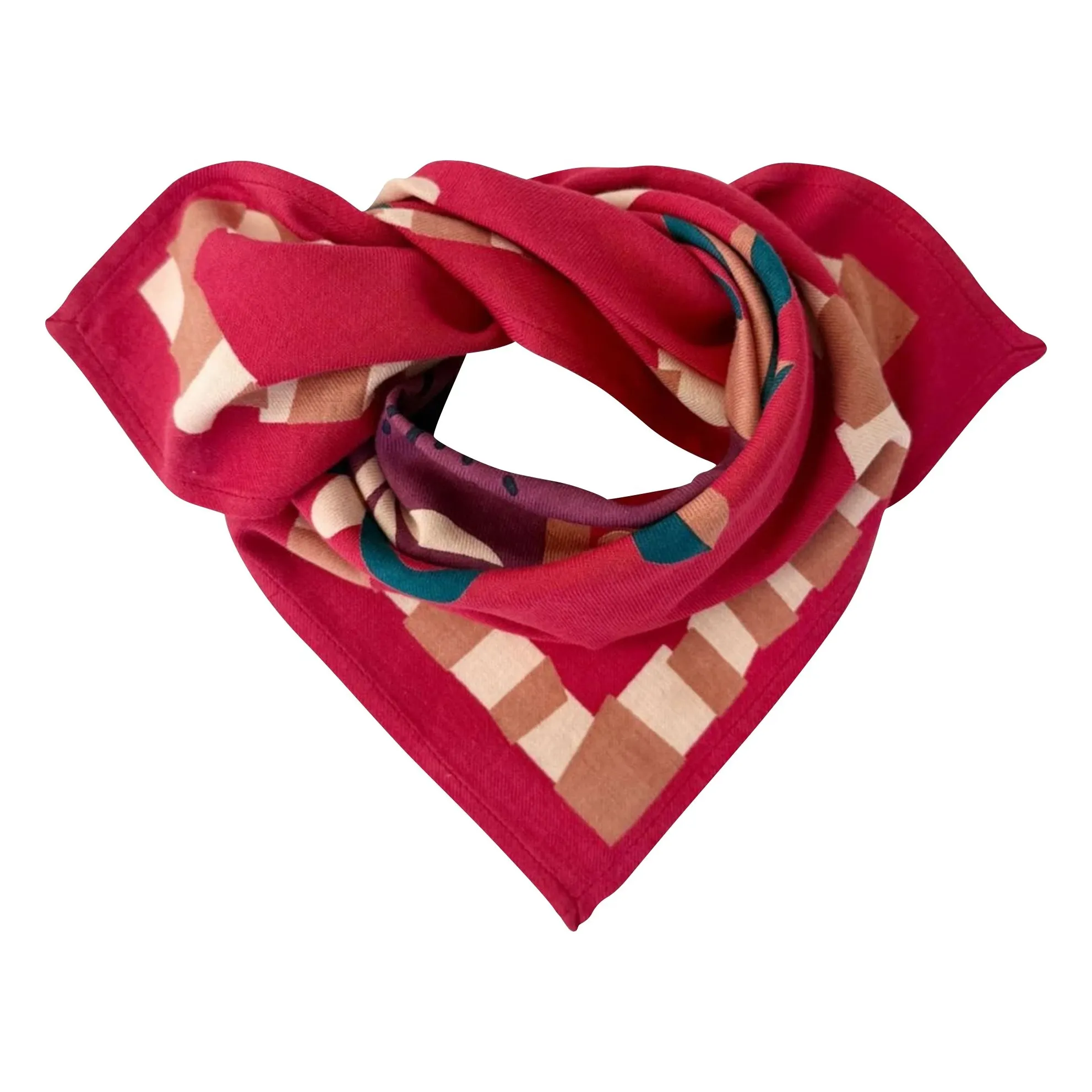 Apaches Fuchsia Manika Small Scarf