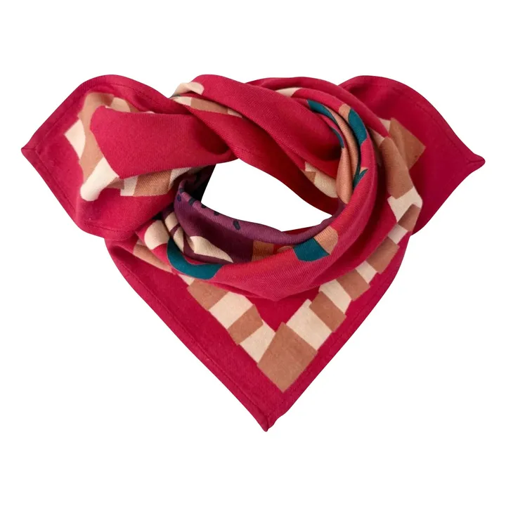 Petit foulard Manika | Rose fuschia- Image produit n°0