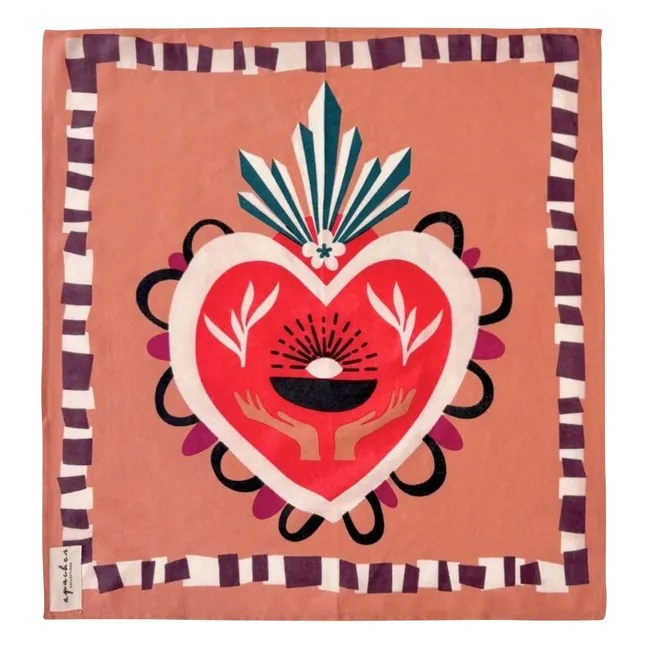 Kleiner Manika-Schal | Orange Rouille