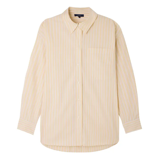 Chemise Carlotta Coton | Jaune pâle