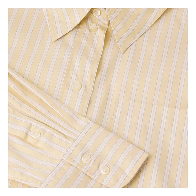Chemise Carlotta Coton | Jaune pâle