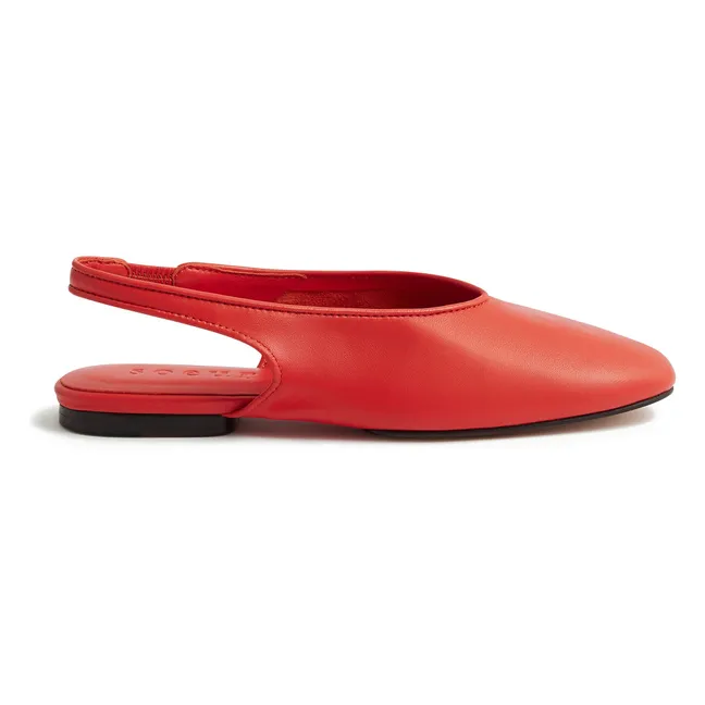 Bailarinas de piel Emmett | Rojo