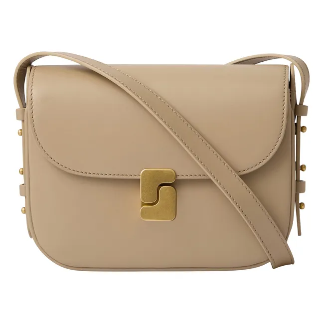 Bellissima Mini Leather Bag | Sand