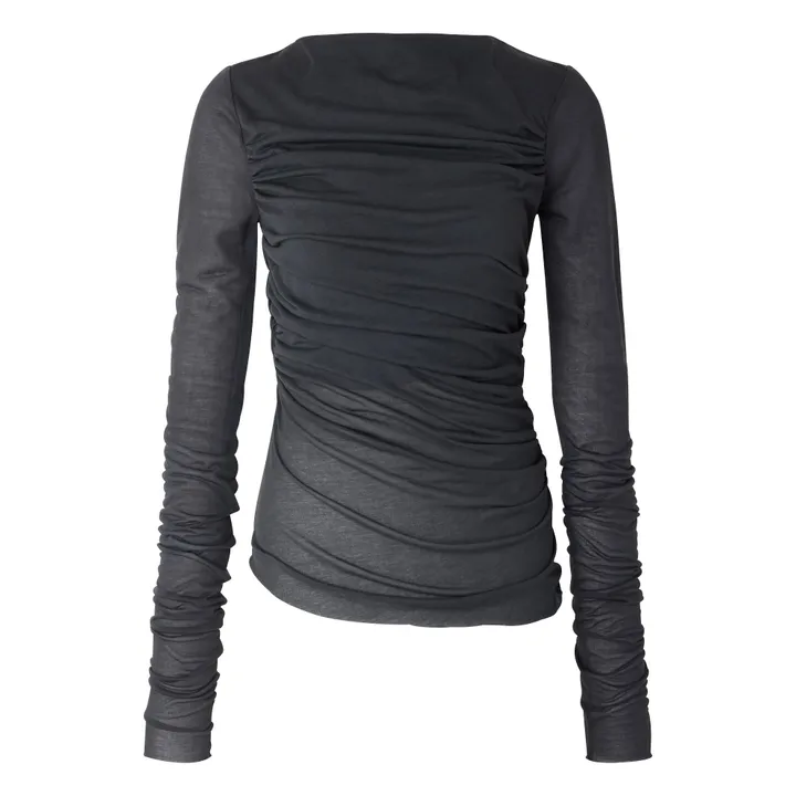 Camiseta de algodón Gaya | Azul Gris- Imagen del producto n°0