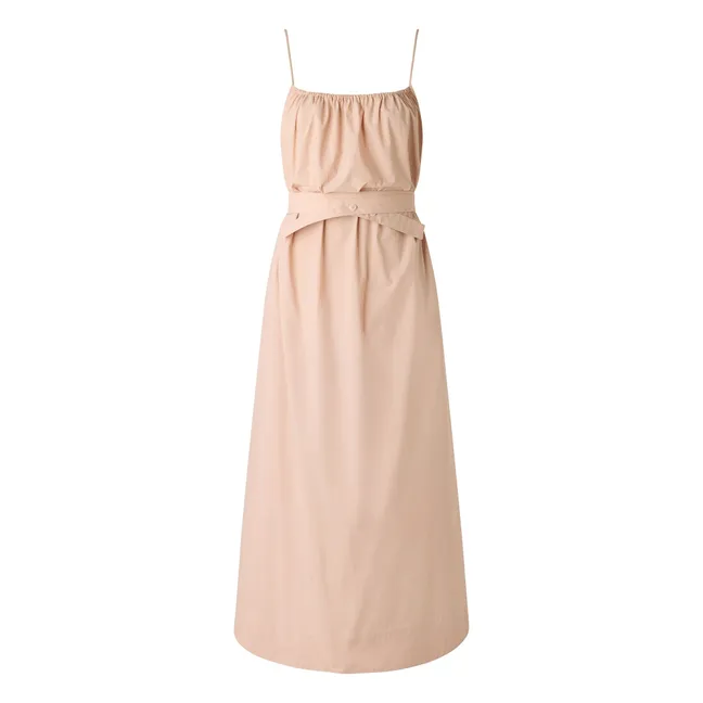 Heidi Cotton Dress | Powder pink