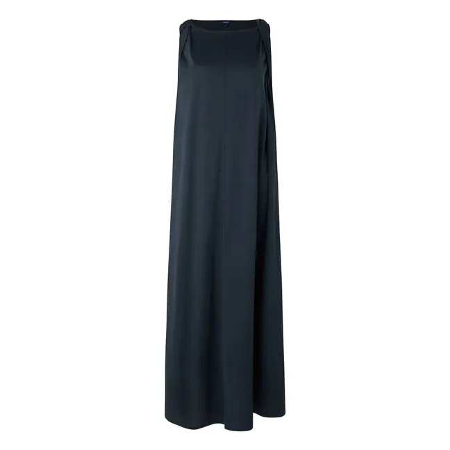 Robe Debby Coton | Bleu pétrole