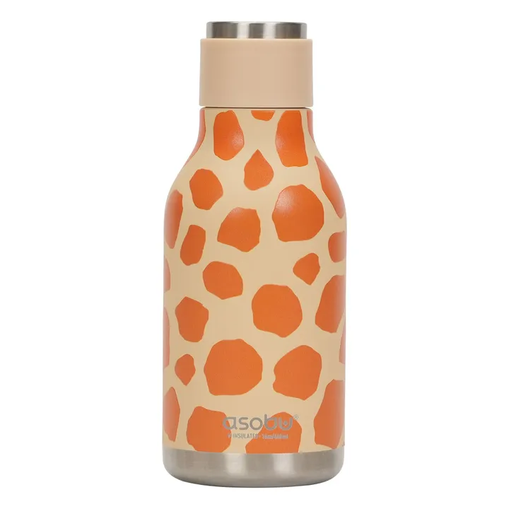 Gourde en inox Girafe | Orange- Image produit n°7