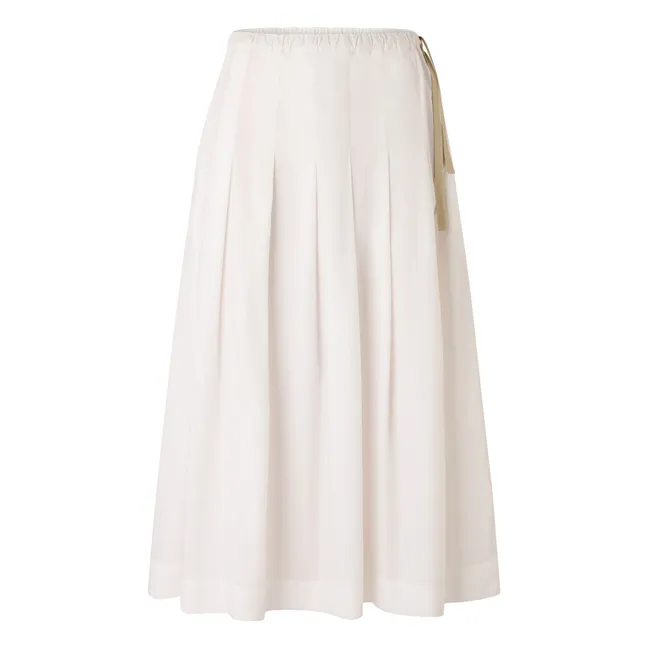 Jupe Amalia Coton Bio | Blanc cassé