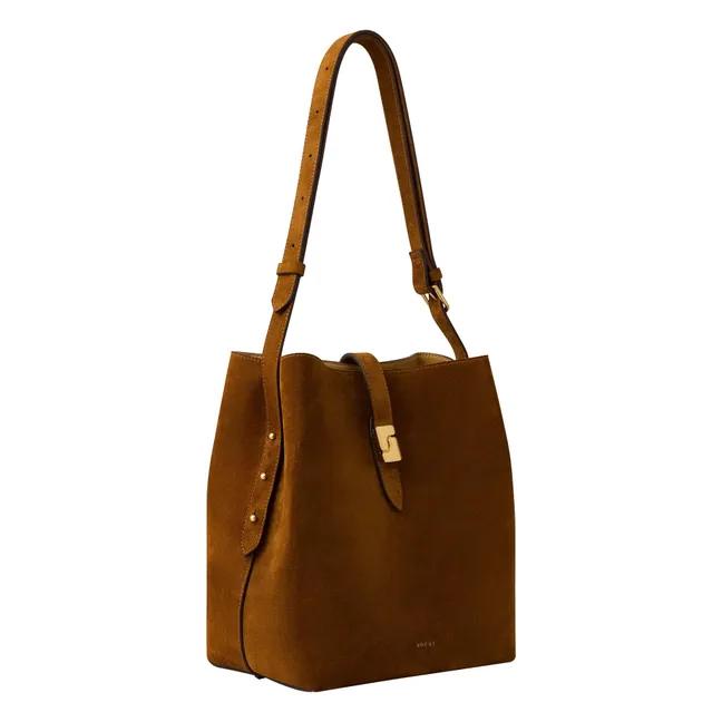 Bolso de piel Bello | Caramelo