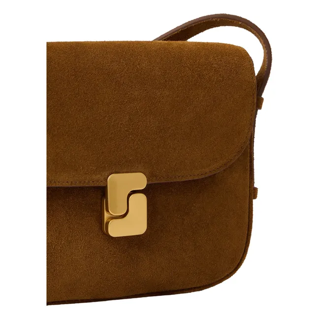 Mini bolso de piel Bellissima | Caramelo