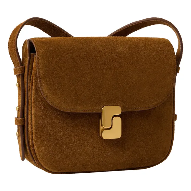 Sac Bellissima Mini Croûte de Cuir | Caramel