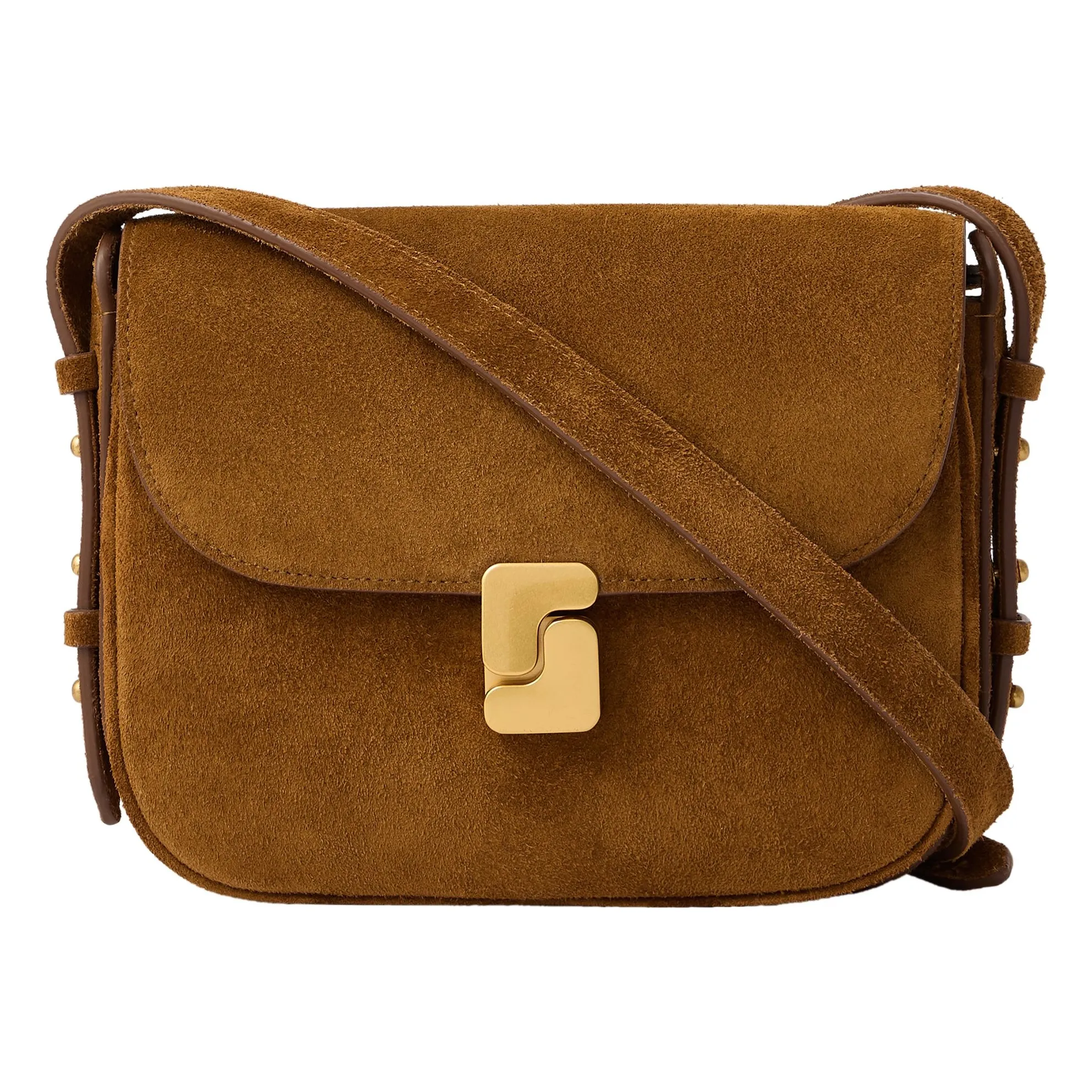 Soeur Caramel Bellissima Mini Leather Croûte Bag