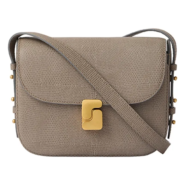 Mini bolso de piel Bellissima | Gris