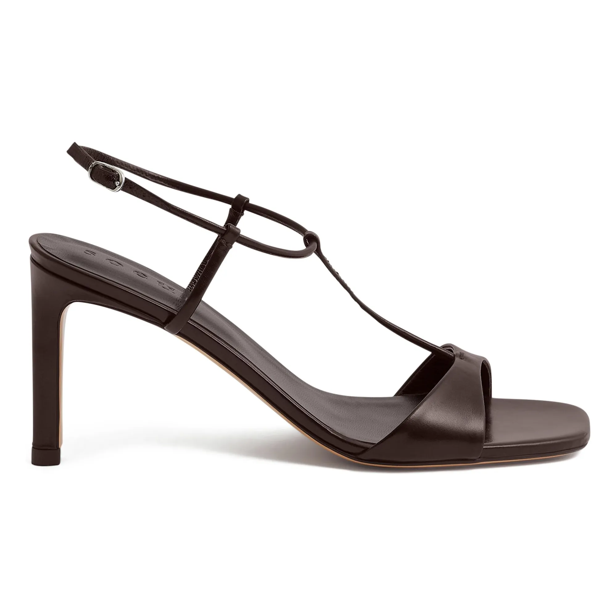 Sandales Cecilie Cuir | Marron- Image produit n°0