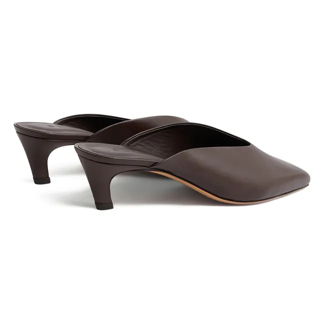 Amalie Leder Ballerinas | Braun