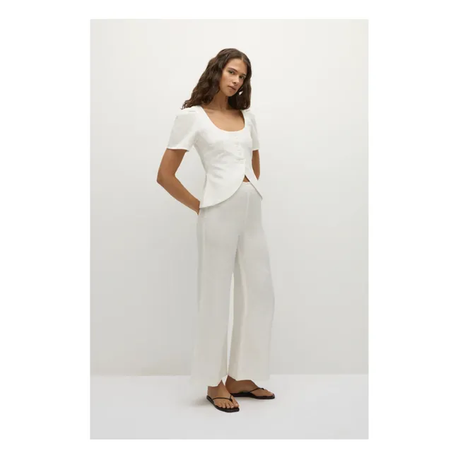 Pantalon Jean | Blanc