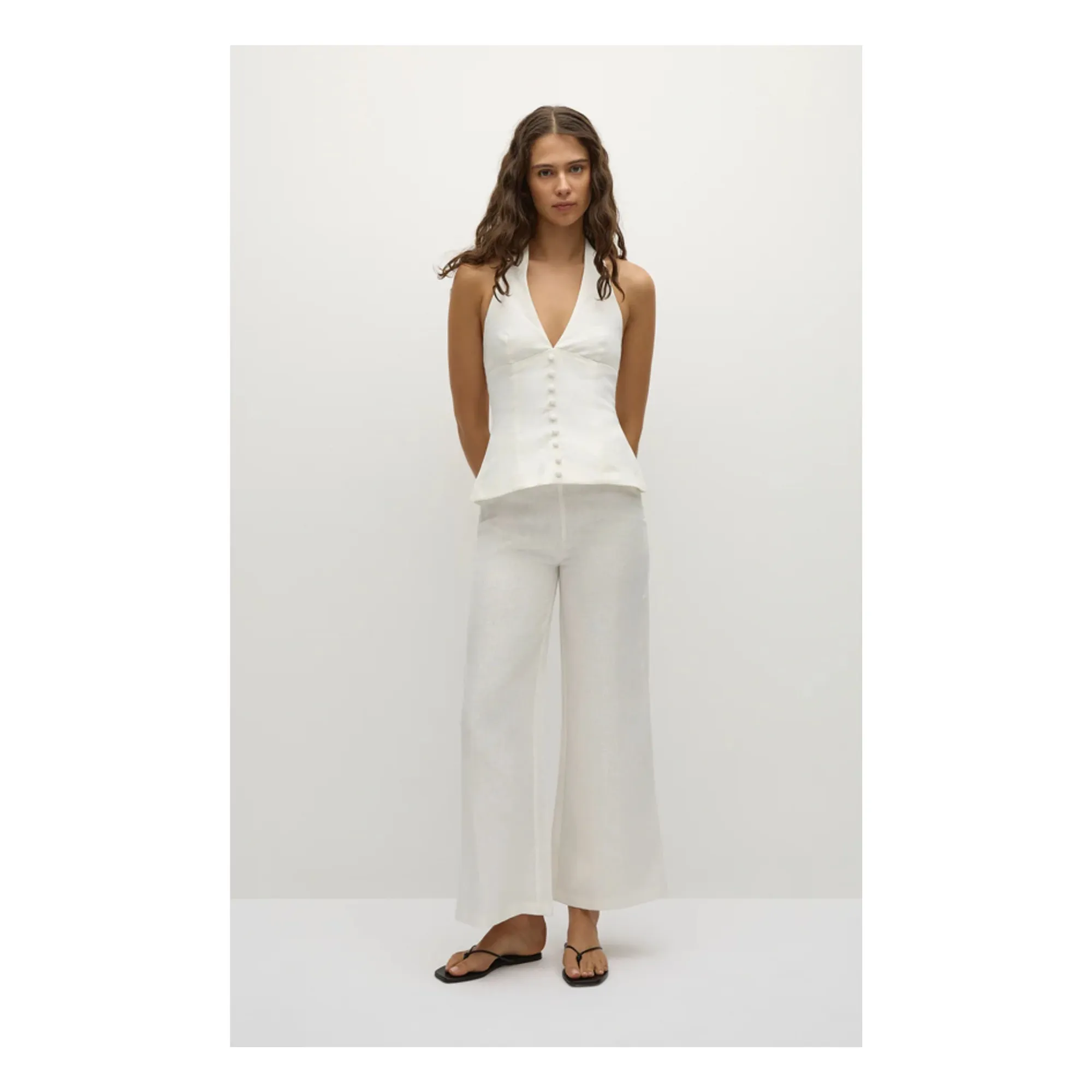 Faithfull The Brand White Pants Jeans