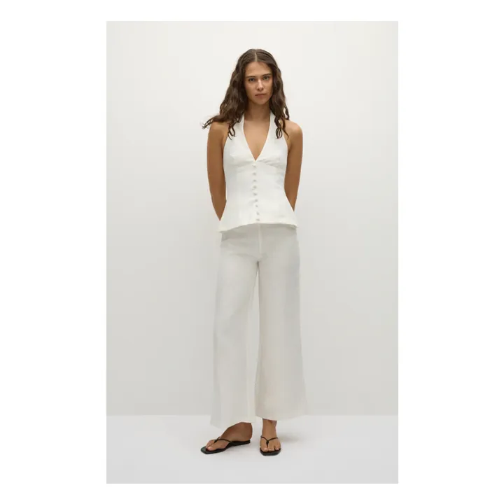 Pantalon Jean | Blanc- Image produit n°0